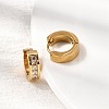 304 Stainless Steel Hoop Earrings EJEW-L302-02G-03-2