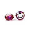Transparent Glass European Beads GPDL-N004-D14mm-A05-2