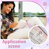40Pcs PP Plastic Floating Page Marker Bookmarks AJEW-BC0009-20-5