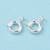 Eco-friendly Brass Spring Ring Clasps KK-D082-01C-S-2