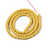 Spray Painted Non-magnetic Synthetic Hematite Beads Strands G-R468-04-11-2