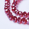 Electroplate Glass Beads Strands EGLA-A034-T2mm-A06-3