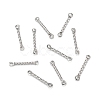 Tarnish Resistant 304 Stainless Steel Link Connectors STAS-Z034-18A-P-1