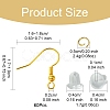 60Pcs Brass Earring Hooks DIY-FS0007-60G-4