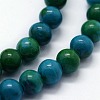 Synthetic Chrysocolla Beads Strands X-G-I199-34-4mm-3