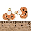Halloween Alloy Enamel Pendants STAS-I354-01G-B01-3