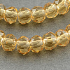 Transparent Glass Beads Strands GLAA-R135-2mm-03-1