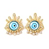 Rack Plating Brass Micro Pave Cubic Zirconia Pendants KK-H486-22G-03-1