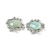 Natural Amazonite Faceted Connector Charms G-M431-09P-01-2