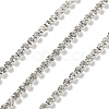 Iron Rhinestone Glass Cup Chain CH-U001-01X-2