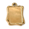 304 Stainless Steel Pendant Cabochon Settings SA-CBA9B1E-01F-G-1