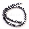 Non-Magnetic Synthetic Hematite Beads Strands HEMA-8D-3-2