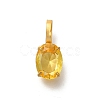 Ion Plating(IP) 304 Stainless Steel Rhinestone Pendants X-STAS-A104-11G-07-1