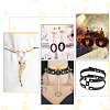 6 Styles Zinc Alloy Linking Rings FIND-PH0010-24-5