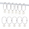 304 Stainless Steel Shower Curtain Rings for Bathroom HJEW-NB00301-1