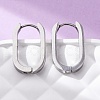 Tarnish Resistant 304 Stainless Steel Huggie Hoop Earrings STAS-S103-21P-1