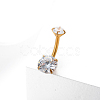 Clear Cubic Zirconia Belly Button Rings FS-WG81544-03-1