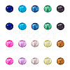 Craftdady 100Pcs 10 Colors Transparent Glass European Beads GLAA-CD0001-12-2