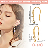 12Pcs 304 Stainless Steel Earring Hooks STAS-BBC0008-76-2