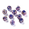 Handmade Gold Sand Lampwork Beads X-LAMP-T006-10B-1