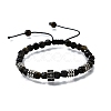 Brass Beaded Bracelets BJEW-Z094-03D-4