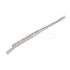 Brass Micro Pave Clear Cubic Zirconia Big Pendants KK-G491-22P-2