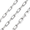 304 Stainless Steel Paperclip Chains CHS-M009-06P-04-1