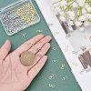 100Pcs 2 Colors 304 Stainless Steel Links Connectors STAS-UN0026-46-2