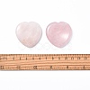 Natural Rose Quartz Thumb Worry Stone G-N0325-01H-3