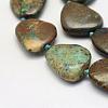 Natural Chrysocolla Beads Strands G-G695-04-3