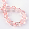 Transparent Glass Bead Strands X-GLAA-R024-6x8mm-08-3
