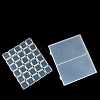 30 Slots Plastic Craft Organizer Case PW-WG63445-01-3