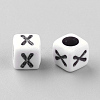 Opaque Acrylic Beads X-SACR-Q188-02X-2