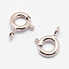 925 Sterling Silver Spring Ring Clasps STER-K167-076A-RG-2