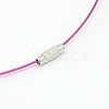 Steel Wire Necklace Cord X-TWIR-SW001-18-2