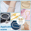 10Pcs 2 Colors 999 Fine Silver Hook Clasps STAS-PH0006-25-6