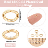 300Pcs Brass Open Jump Rings KK-BBC0027-71-2