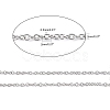 Non-Tarnish 3.28 Feet 304 Stainless Steel Cable Chains X-CHS-R003-0.5mm-4