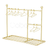 SUPERFINDINGS Iron Doll Clothes Rack & Hangers DJEW-FH0001-16A-1