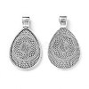 Alloy Pendant Cabochon Settings LS-X-PALLOY-E436-87AS-2