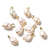 Natural Pearl Pendants FIND-C046-14G-1