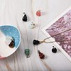 10Pcs 10 Style Natural & Synthetic Gemstone Pendants G-SZ0001-85-4