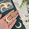 10Pcs 201 Stainless Steel 2-Loop Connector Charms STAS-BBC0001-21-3