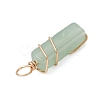 20Pcs 10 Styles Natural Mixed Stone Copper Wire Wrapped Pendants PALLOY-JF03976-6