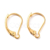 Ion Plating(IP) 304 Stainless Steel Leverback Earring Findings STAS-K233-04G-01-1