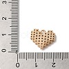 Brass Micro Pave Clear Cubic Zirconia Pendants KK-C062-077G-3
