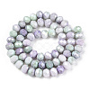 Ombre Effect Dyed Glass Beads Strands GLAA-C023-02B-A-2