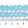 Electroplate Glass Beads Strands EGLA-A035-J8mm-A04-4