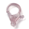 Transparent Plastic Lobster CLaw Clasps KY-H005-A06-2