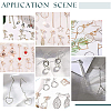 Unicraftale DIY Hollow Charm Drop Earring Making Kit DIY-UN0032-83-7